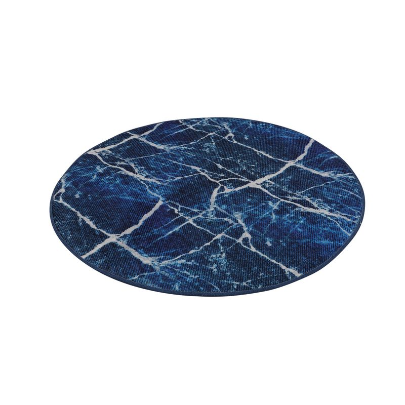Casa si Gradina - Textile si covoare - Covoare - Covorase baie - Covoras de baie, L'essentiel Maison, multicolor, diametru 100 cm, 100% poliester, antiderapant, 359CHL4129 - Infinity.ro