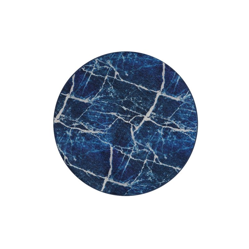 Casa si Gradina - Textile si covoare - Covoare - Covorase baie - Covoras de baie, L'essentiel Maison, multicolor, diametru 100 cm, 100% poliester, antiderapant, 359CHL4129 - Infinity.ro