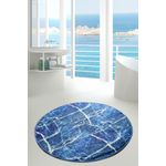 Casa si Gradina - Textile si covoare - Covoare - Covorase baie - Covoras de baie, L'essentiel Maison, multicolor, diametru 100 cm, 100% poliester, antiderapant, 359CHL4129 - Infinity.ro