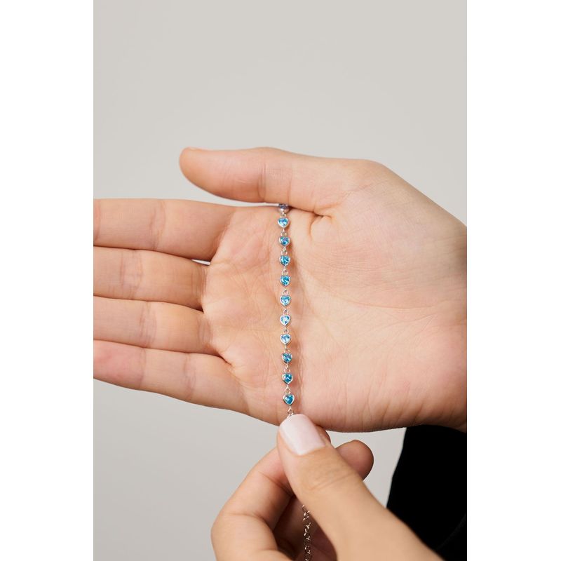 Fashion, accesorii si bijuterii - Femei - Bijuterii femei - Bratari femei - Bratara, Heliophilia, femei, albastru, argint 925 - Infinity.ro