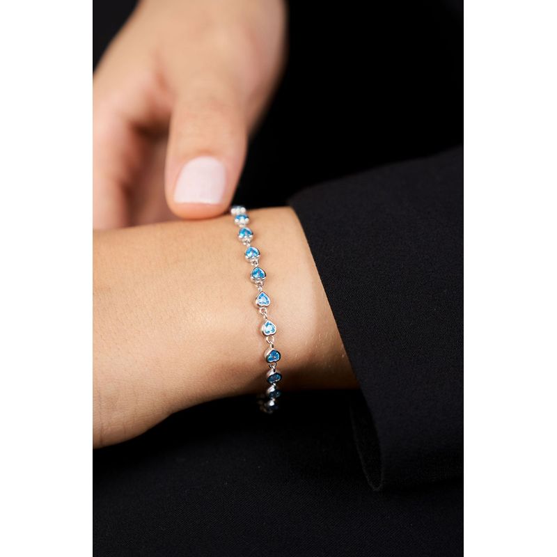 Fashion, accesorii si bijuterii - Femei - Bijuterii femei - Bratari femei - Bratara, Heliophilia, femei, albastru, argint 925 - Infinity.ro