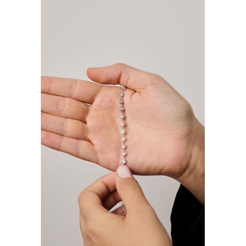 Fashion, accesorii si bijuterii - Femei - Bijuterii femei - Bratari femei - Bratara, Heliophilia, argint 925, roz, marime universala, 757ELS1601 - Infinity.ro