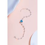 Fashion, accesorii si bijuterii - Femei - Bijuterii femei - Bratari femei - Bratara, Heliophilia, argint 925, albastru, zirconiu, marime universala - Infinity.ro