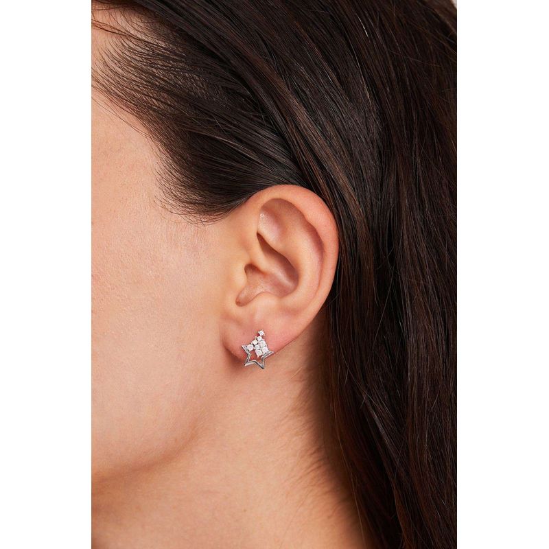 Fashion, accesorii si bijuterii - Femei - Bijuterii femei - Cercei femei - Cercei, Heliophilia, argint 925, argintiu, marime universala, 757ELS1923 - Infinity.ro