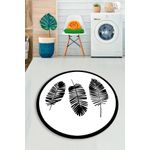 Casa si Gradina - Textile si covoare - Covoare - Covorase baie - Covoras de baie, L'essentiel Maison, negru alb, 140 cm, 100% poliester, antiderapant - Infinity.ro