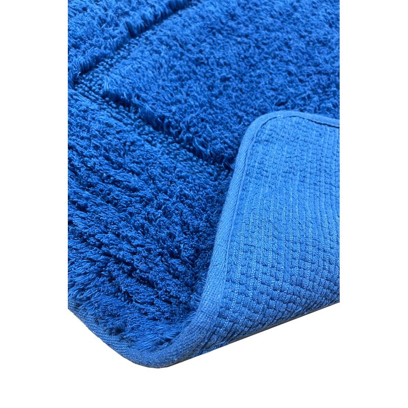 Casa si Gradina - Textile si covoare - Covoare - Covorase baie - Covoras de baie, L'essentiel Maison, albastru inchis, 90x90 cm, 100% bumbac - Infinity.ro