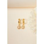 Fashion, accesorii si bijuterii - Femei - Bijuterii femei - Coliere femei - Set colier si cercei, Heliophilia, argint 925, auriu, 757ELS2522 - Infinity.ro