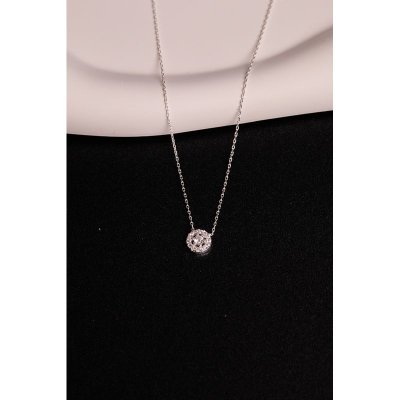 Fashion, accesorii si bijuterii - Femei - Bijuterii femei - Coliere femei - Colier, Heliophilia, argint 925, argintiu, piatra zirconiu, marime universala, 757ELS2212 - Infinity.ro