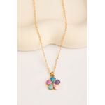 Fashion, accesorii si bijuterii - Femei - Bijuterii femei - Coliere femei - Colier, Heliophilia, metal, auriu, lungime lant 40+5 cm, 410ELK1607 - Infinity.ro