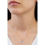 Fashion, accesorii si bijuterii - Femei - Bijuterii femei - Coliere femei - Colier, Heliophilia, metal, auriu, lungime lant 40+5 cm, 410ELK1607 - Infinity.ro