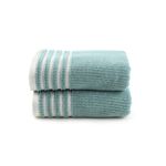 Casa si Gradina - Textile si covoare - Textile baie - Prosoape - Set prosoape de baie, L'essentiel Maison, verde, 75x150 cm, 100% microbumbac, 2 bucati - Infinity.ro