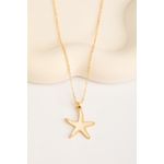 Fashion, accesorii si bijuterii - Femei - Bijuterii femei - Coliere femei - Colier, Heliophilia, metal, auriu, lungime lant 40+5 cm, 410ELK1601 - Infinity.ro