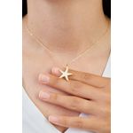 Fashion, accesorii si bijuterii - Femei - Bijuterii femei - Coliere femei - Colier, Heliophilia, metal, auriu, lungime lant 40+5 cm, 410ELK1601 - Infinity.ro