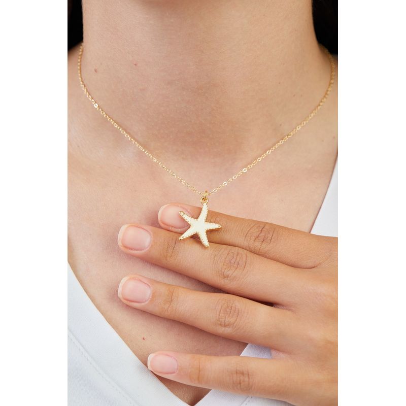 Fashion, accesorii si bijuterii - Femei - Bijuterii femei - Coliere femei - Colier, Heliophilia, metal, auriu, lungime lant 40+5 cm, 410ELK1601 - Infinity.ro