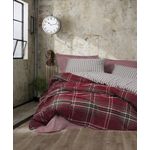 Casa si Gradina - Textile si covoare - Lenjerii de pat - Seturi de lenjerie - Set lenjerie de pat dublu, L'essentiel Maison, rosu claret, 200x220 cm, 50% bumbac 50% poliester - Infinity.ro