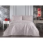 Casa si Gradina - Textile si covoare - Pături și cuverturi - Cuverturi - Set cuvertura pat dublu, L'essentiel Maison, cappuccino, 240x260 cm, 100% chenille, 188WTN1807 - Infinity.ro