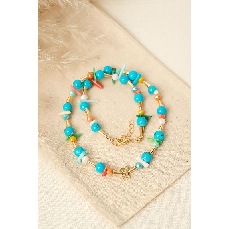 Fashion, accesorii si bijuterii - Femei - Bijuterii femei - Coliere femei - Colier, Heliophilia, metal, multicolor, unisex, o marime, 757ELS1323 - Infinity.ro