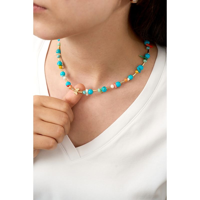 Fashion, accesorii si bijuterii - Femei - Bijuterii femei - Coliere femei - Colier, Heliophilia, metal, multicolor, unisex, o marime, 757ELS1323 - Infinity.ro