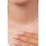 Fashion, accesorii si bijuterii - Femei - Bijuterii femei - Coliere femei - Colier, Heliophilia, argint 925, rosu, marime universala - Infinity.ro