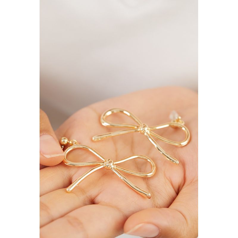 Fashion, accesorii si bijuterii - Femei - Bijuterii femei - Cercei femei - Cercei, Heliophilia, metal, auriu, marime universala, 410ELK1649 - Infinity.ro
