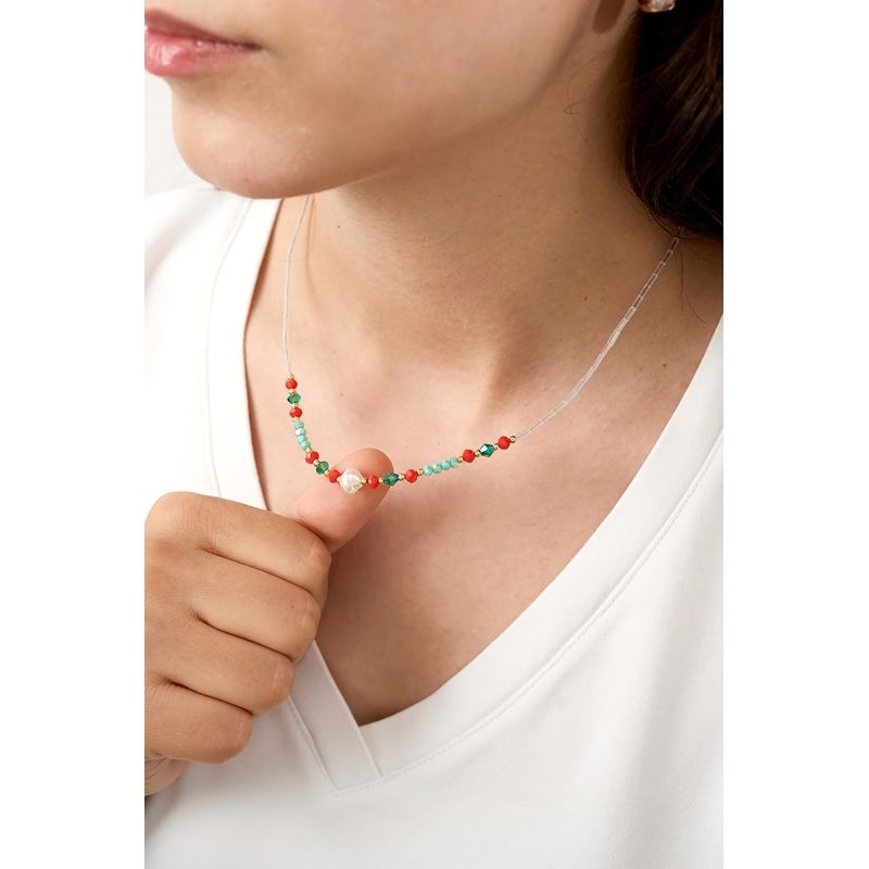 Fashion, accesorii si bijuterii - Femei - Bijuterii femei - Coliere femei - Colier, Heliophilia, metal, multicolor, unisex, o marime, 757ELS1325 - Infinity.ro