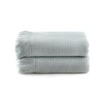 Casa si Gradina - Textile si covoare - Textile baie - Prosoape - Set prosoape de fata, L'essentiel Maison, verde apa, 40x60 cm, 100% microcoton, 2 bucati - Infinity.ro