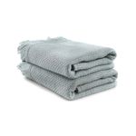 Casa si Gradina - Textile si covoare - Textile baie - Prosoape - Set prosoape de fata, L'essentiel Maison, verde apa, 40x60 cm, 100% microcoton, 2 bucati - Infinity.ro