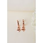 Fashion, accesorii si bijuterii - Femei - Bijuterii femei - Cercei femei - Cercei, Heliophilia, femei, argint 925, aur roz, o marime - Infinity.ro