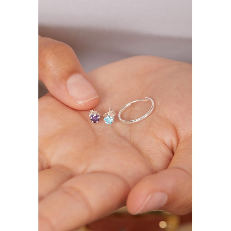 Fashion, accesorii si bijuterii - Femei - Bijuterii femei - Cercei femei - Cercei, Heliophilia, argint 925, argintiu, diametru 1,5 cm, latime 0,5 cm, 757ELS1812 - Infinity.ro