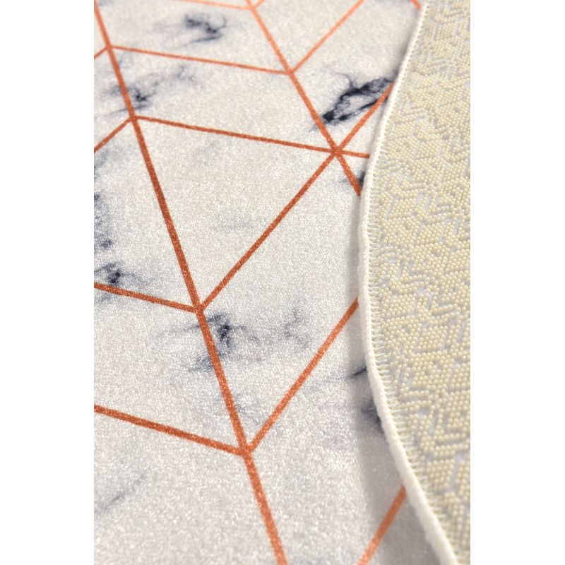 Casa si Gradina - Textile si covoare - Covoare - Covorase baie - Covoras de baie, L'essentiel Maison, multicolor, diametru 100 cm, 100% poliester, antiderapant, 359CHL4128 - Infinity.ro