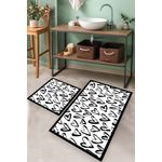 Casa si Gradina - Textile si covoare - Covoare - Covorase baie - Set covorase de baie, L'essentiel Maison, multicolor, 50x60 cm si 60x100 cm, 100% poliester, antiderapant, 510CHL1357 - Infinity.ro