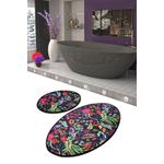 Casa si Gradina - Textile si covoare - Covoare - Covorase baie - Set covorase baie, L'essentiel Maison, multicolor, 50x60 cm si 60x100 cm, 100% poliester, antiderapant, 359CHL2479 - Infinity.ro