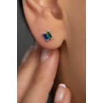 Fashion, accesorii si bijuterii - Femei - Bijuterii femei - Cercei femei - Cercei, Heliophilia, argint 925, argintiu, antialergic, 136ELS1572 - Infinity.ro