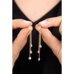 Fashion, accesorii si bijuterii - Femei - Bijuterii femei - Cercei femei - Cercei, Heliophilia, dama, auriu, argint 925, rezistent la oxidare - Infinity.ro