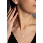 Fashion, accesorii si bijuterii - Femei - Bijuterii femei - Coliere femei - Set colier si cercei, Heliophilia, argint 925, argintiu alb - Infinity.ro