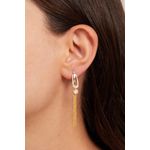 Fashion, accesorii si bijuterii - Femei - Bijuterii femei - Cercei femei - Cercei, Heliophilia, argint 925, argintiu, diametru 1,5 cm, lungime pandantiv 4 cm - Infinity.ro