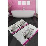 Casa si Gradina - Textile si covoare - Covoare - Covorase baie - Set covorase de baie, L'essentiel Maison, multicolor, 60x100 cm si 50x60 cm, 100% poliester, antiderapant, 359CHL3284 - Infinity.ro