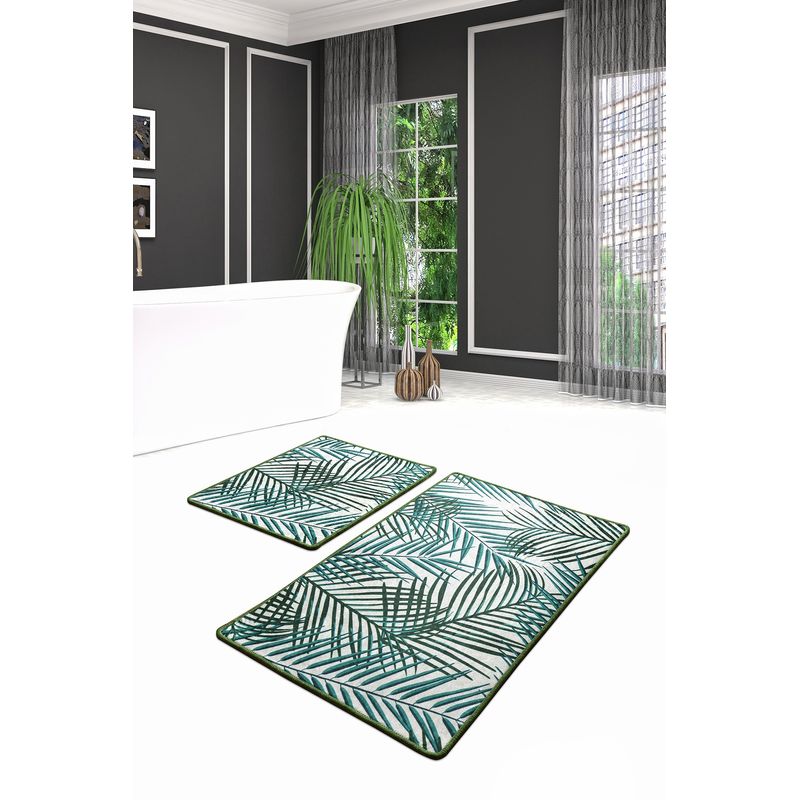 Casa si Gradina - Textile si covoare - Covoare - Covorase baie - Set covorase baie, L'essentiel Maison, multicolor, 50x60 cm si 60x100 cm, 100% poliester, antiderapant, 359CHL2366 - Infinity.ro