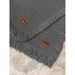 Casa si Gradina - Textile si covoare - Covoare - Covorase baie - Set covorase baie, L'essentiel Maison, antracit, 75x125 cm si 60x90 cm, 100% bumbac - Infinity.ro