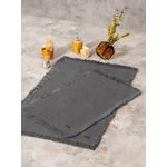 Casa si Gradina - Textile si covoare - Covoare - Covorase baie - Set covorase baie, L'essentiel Maison, antracit, 75x125 cm si 60x90 cm, 100% bumbac - Infinity.ro