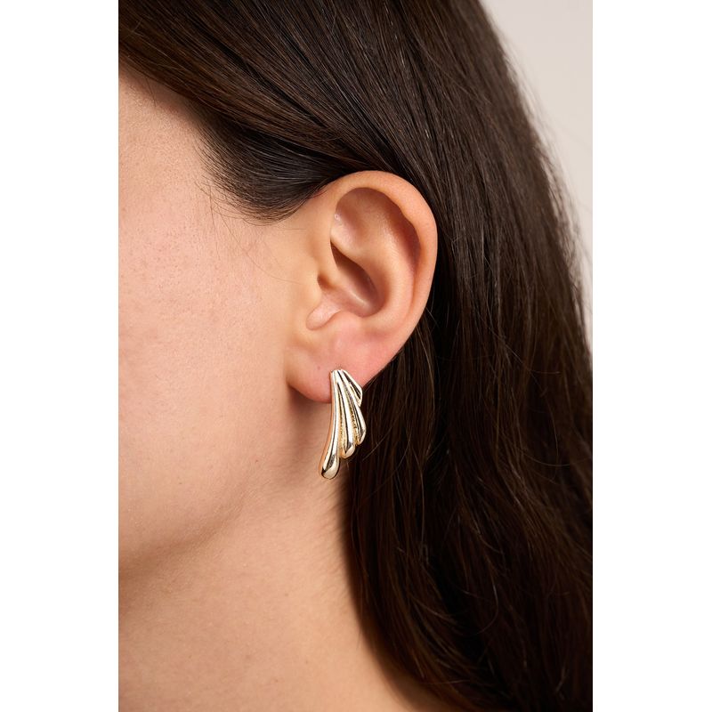 Fashion, accesorii si bijuterii - Femei - Bijuterii femei - Cercei femei - Cercei, Heliophilia, dama, auriu, metal, 757ELS1372 - Infinity.ro