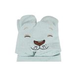 Jucarii, Copii si Bebe - Igiena si ingrijire - Baia bebelusului - Prosoape si halate de baie copii - Set baie bebelusi, L'essentiel Maison, menta, 100% bumbac - Infinity.ro