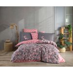 Casa si Gradina - Textile si covoare - Lenjerii de pat - Seturi de lenjerie - Set lenjerie de pat, L'essentiel Maison, pudra gri, 200x220 cm, 100% bumbac poplin - Infinity.ro