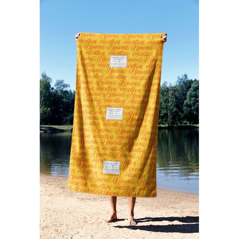 Casa si Gradina - Textile si covoare - Textile baie - Prosoape - Prosop de plaja, L'essentiel Maison, multicolor, 90x150 cm, microfibra, 450AST1170 - Infinity.ro