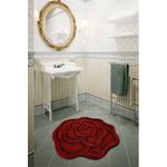 Casa si Gradina - Textile si covoare - Covoare - Covorase baie - Covoras de baie, L'essentiel Maison, rosu, diametru 90 cm, 100% acrilic, antiderapant, 359CHL1203 - Infinity.ro