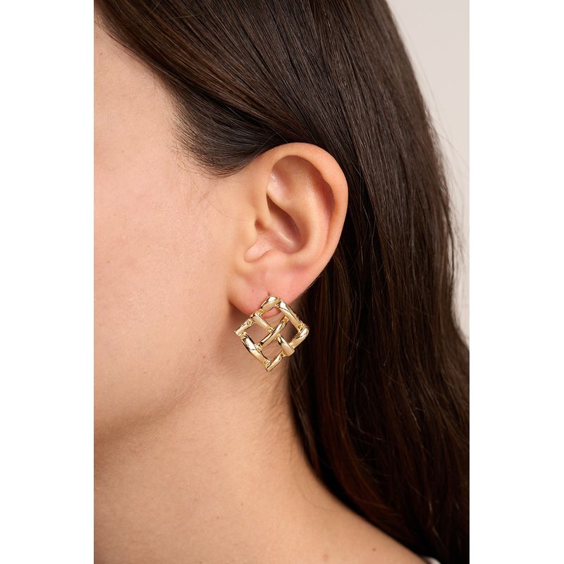 Fashion, accesorii si bijuterii - Femei - Bijuterii femei - Cercei femei - Cercei, Heliophilia, metal, auriu, marime unica, 757ELS1352 - Infinity.ro