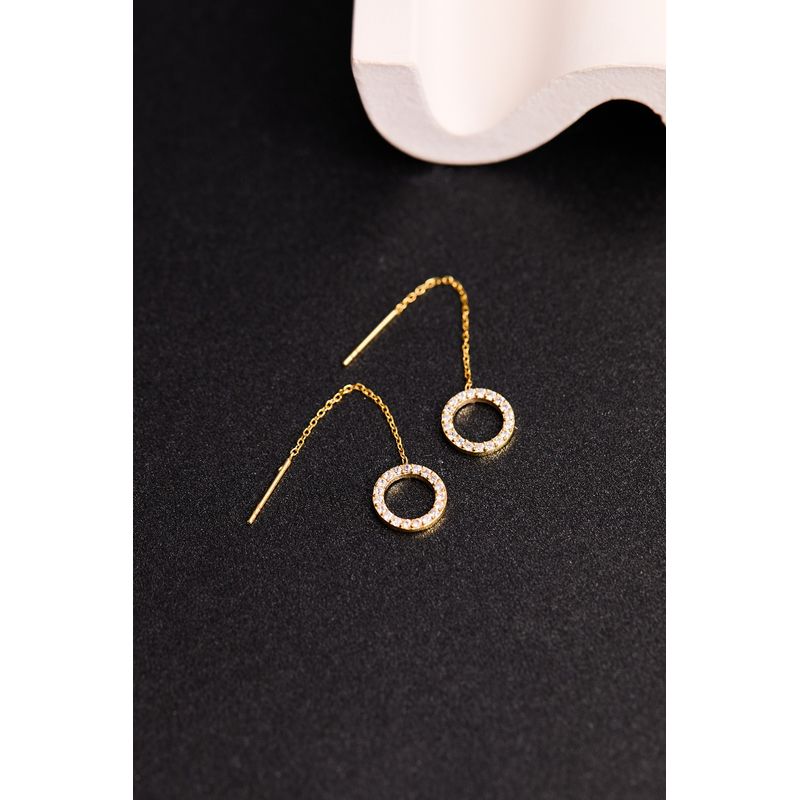 Fashion, accesorii si bijuterii - Femei - Bijuterii femei - Cercei femei - Cercei, Heliophilia, argint 925, auriu, marime universala, 757ELS1910 - Infinity.ro