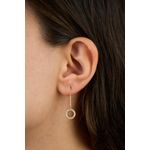 Fashion, accesorii si bijuterii - Femei - Bijuterii femei - Cercei femei - Cercei, Heliophilia, argint 925, auriu, marime universala, 757ELS1910 - Infinity.ro