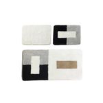 Casa si Gradina - Textile si covoare - Covoare - Covorase baie - Set covorase de baie, L'essentiel Maison, multicolor, 40x60 cm, 50x60 cm, 60x100 cm, 100% acrilic, antiderapant, 359CHL5361 - Infinity.ro
