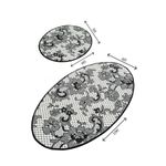 Casa si Gradina - Textile si covoare - Covoare - Covorase baie - Set covorase baie, L'essentiel Maison, multicolor, 50x60 cm si 60x100 cm, 100% poliester, antiderapant, 359CHL1530 - Infinity.ro